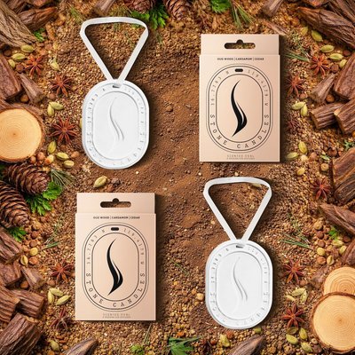 Scented Diffusers (Set of 2) - Oud Wood | Cardamom | Cedar