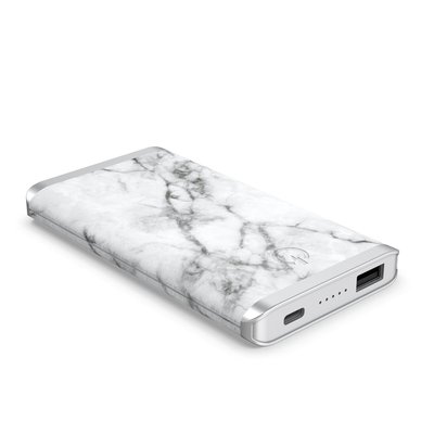 Leather Wireless Power Bank - Marble