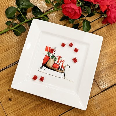 Square Porcelain Tray - Seigh