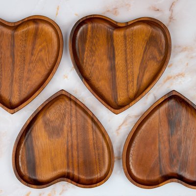 Eat Your Heart Out Appetizer Plates (Set of 4)