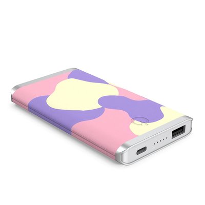 Leather Wireless Power Bank - Bubble Camo