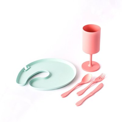 Eco Party Pack (5-Piece Set) - Coral & Mint