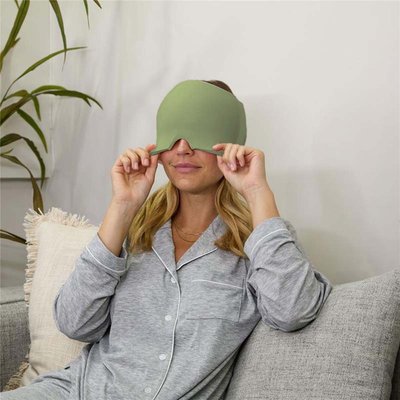 Cold/warm Soothing Head Wrap - Sage