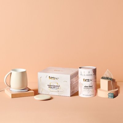 Smart Heated Mug Kit & Aim Chai Tea - Oat