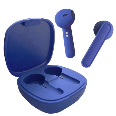 Wireless Earbuds & Charging Case - Royal Blue