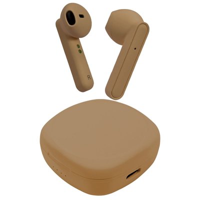 Wireless Earbuds & Charging Case -Desert Sand