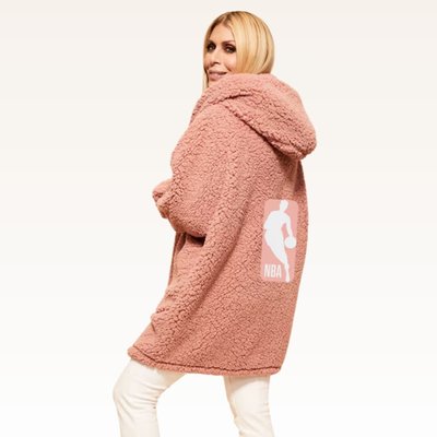 NBA Logoman Sherpa Lounger - Romantic Rose (2 Style Options)