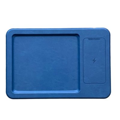 Valet Tray Wireless Charger - Blue