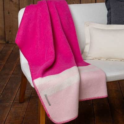 Field Blanket - Shocking Pink/Light Pink/Ivory