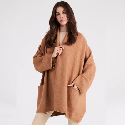 BO - Cashmere Cocoon Cardigan -Cinnamon