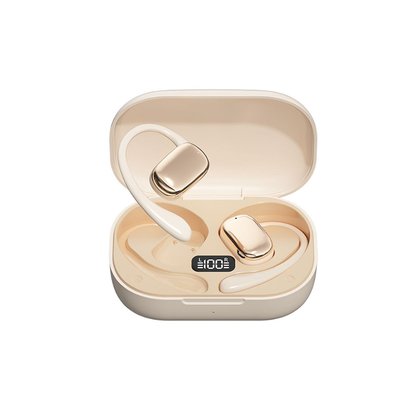 Over Ear Bluetooth Earbuds - Gold