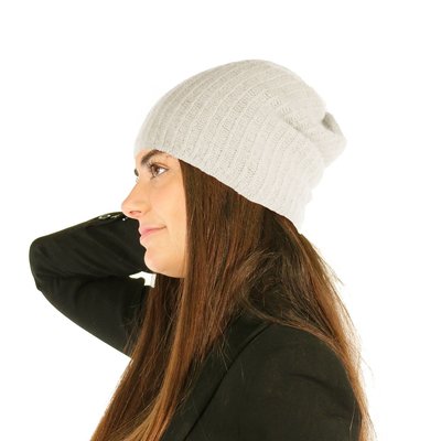 Slouchy Cashmere Hat - Yogi Ivory