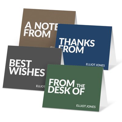 Folded Note Card Collection - Classic Bold Greetings