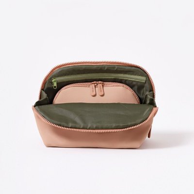 Makeup Pouch (Set of 2) - Tan