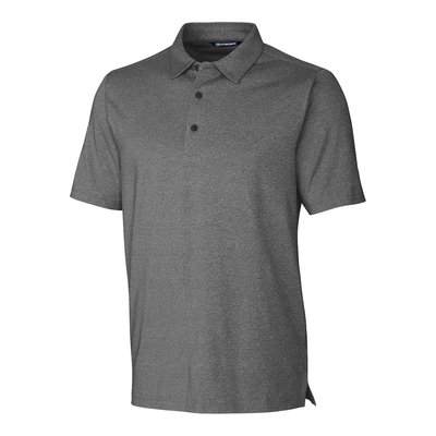 Forge Heathered Stretch Polo - Charcoal Heather