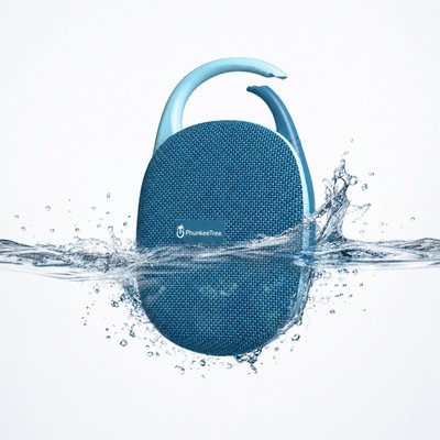 Waterproof Clip-On Speaker - Blue