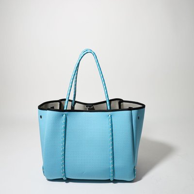 Tote with Pouch - Powder Blue