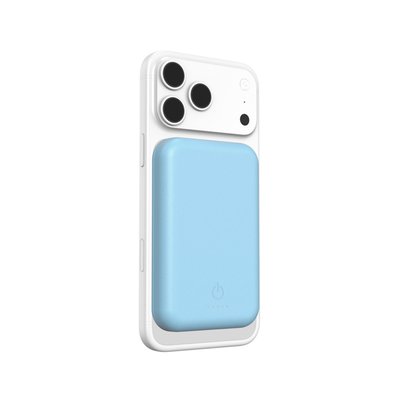 Leather Power Bank - Blue