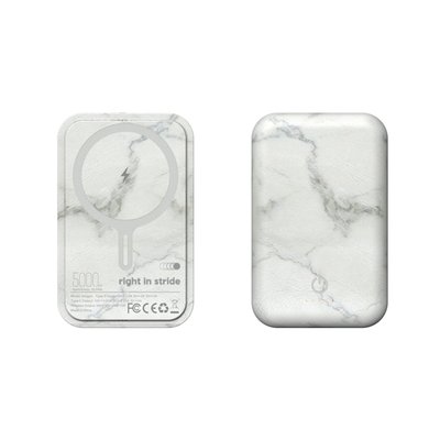 Leather Power Bank - Marble