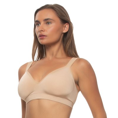 Wirefree Adaptive Cup Bra - Nude