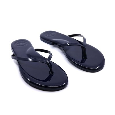 Indie Sandal - Navy Patent Vegan Leather