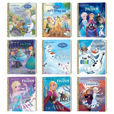 Little Golden Hardcover Book Set of 9 - Disney Frozen