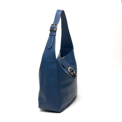 Madison Leather Handbag - Royal Blue