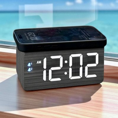 Charger/Clock - Black