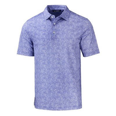 Pike Constellation Print Stretch Polo - Hyacinth Lavender