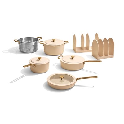 Essentials Cookware (11-Piece Set) - Cream
