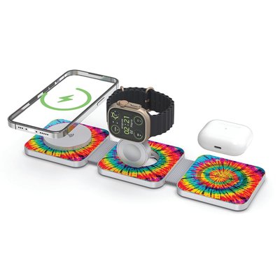 Tri Fold Charging Station - Tie Dye