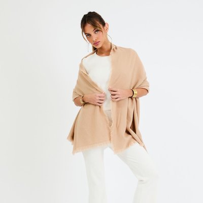 Cashmere Wrap Scarf - 8 Color Options - Camel