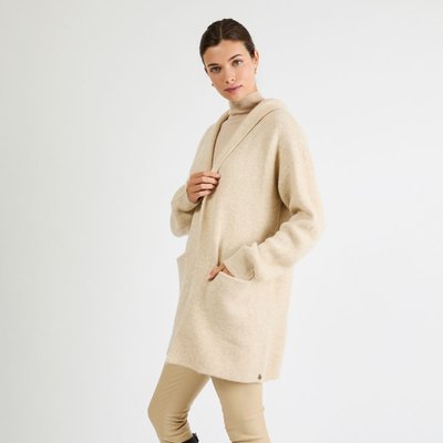 Cashmere Hooded Cardigan - Oat