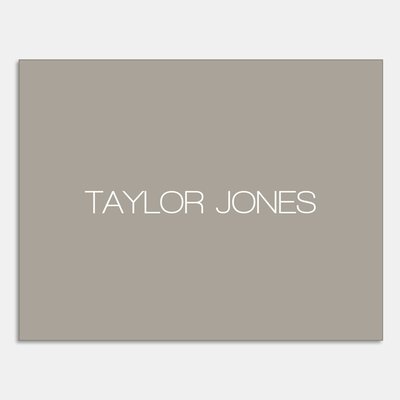 Folded Note Card Collection - Coastal Modern Name