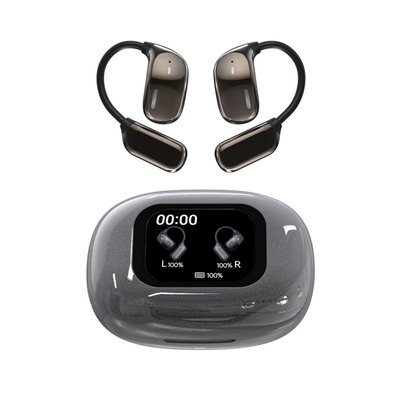3-in-1 AI Smart Translator Earphones - Black/Charcoal