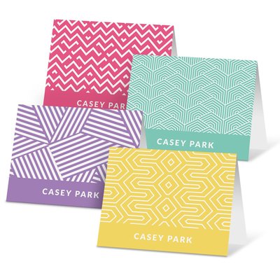 Folded Note Card Collection - Colorful Vibes