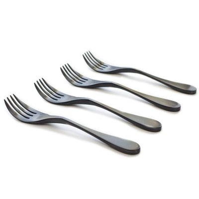Salad Fork (Set of 4) - Black Matte