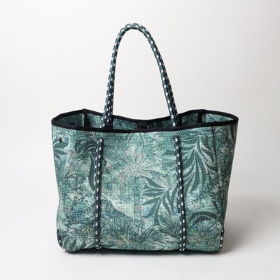 Tote with Pouch - Jungle Fever Green