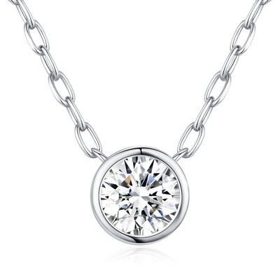 EPAM-M-YM-Simulated Diamond Stud Necklace var2