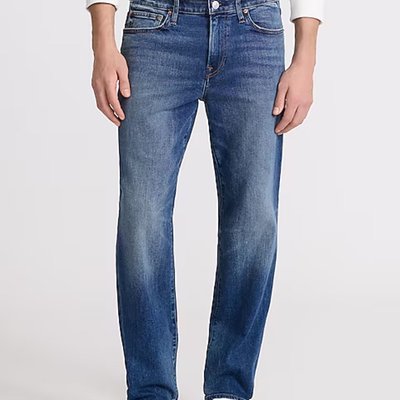 Straight Medium Wash Stretch Jeans