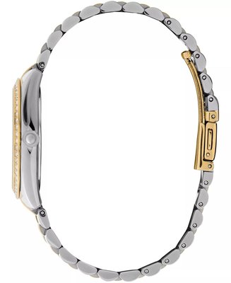 Women's Bejeweled Two-Tone Stainless Steel Watch 34mm