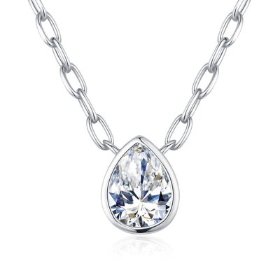 EPAM-M-YM-Simulated Diamond Stud Necklace var2