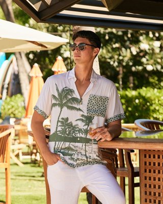 Kenny Flowers X Mauna Kea  The Beach Club  Short Sleeve Shirt
