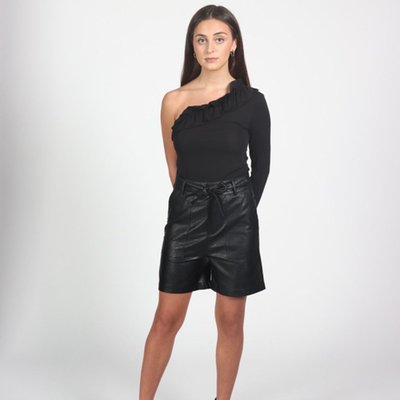 Fauxleather Shorts