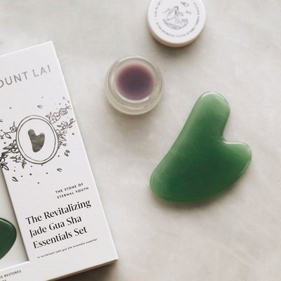 The Revitalizing Jade Gua Sha Essentials Set