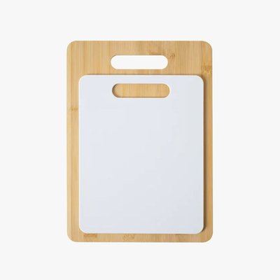 Bamboo And Poly Cutting Board Set