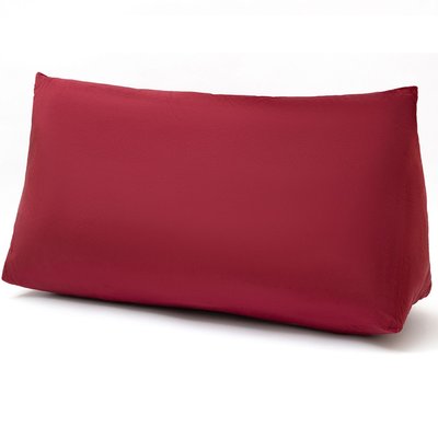 Plush Wedge Reading Pillow For Bed Rest And Sleep Elevation
