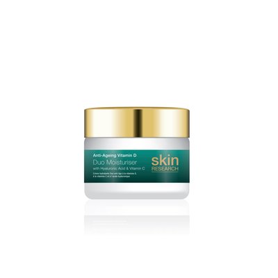 Skin Research Anti-Aging Vitamin D with Hyaluronic Acid & Vitamin C Duo Moisturizer 50ml