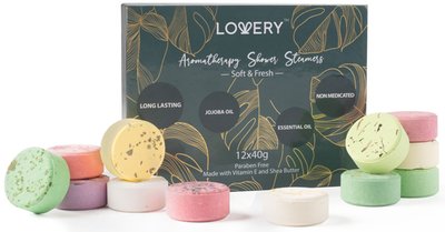 Shower Steamers - Set of 12 Shower Bombs - Well Balanced Aromatherapy