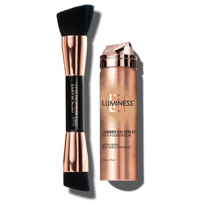 Airbrush Spray Silk Foundation And Buffing Brush